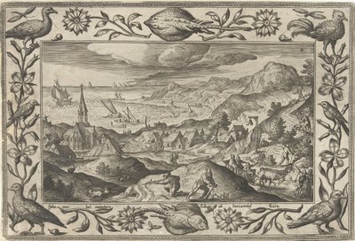 Kaninchenjagd von Adriaen Collaert