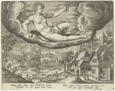 Morgen Die vier Zeiten des Tages (Serientitel) von Adriaen Collaert