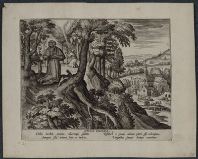 Otilia Bavara von Adriaen Collaert
