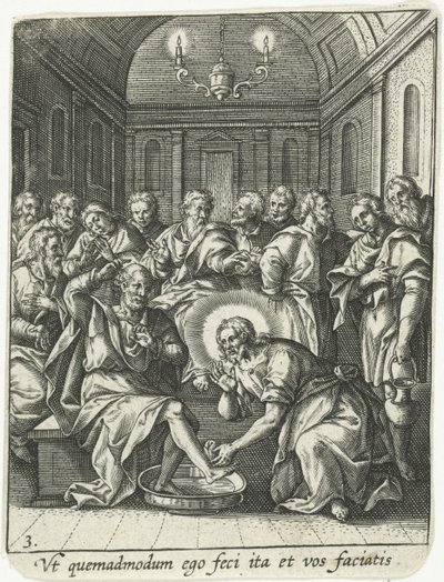 Fußwaschung von Adriaen Collaert