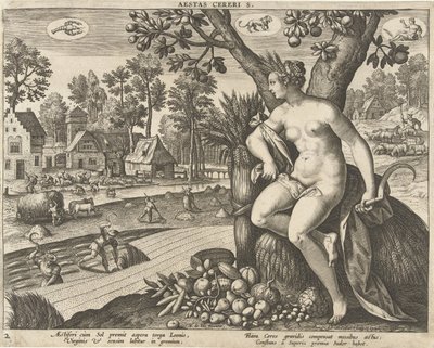 Sommer von Adriaen Collaert