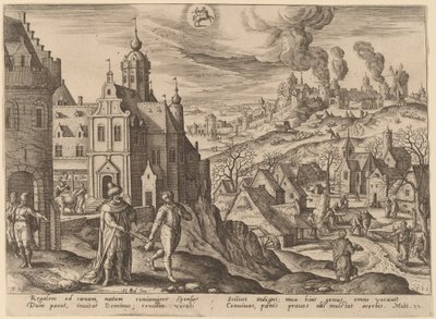 Das Gleichnis vom Himmelreich von Adriaen Collaert after Hans Bol