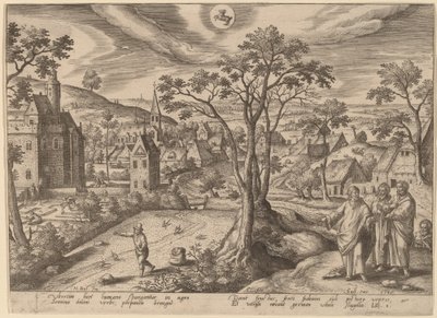 Das Gleichnis vom Sämann von Adriaen Collaert after Hans Bol