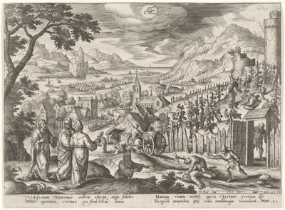 Das Gleichnis von den ungerechten Weingärtnern von Adriaen Collaert after Hans Bol