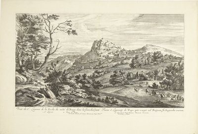 Ansicht von Saint Laurent de la Roche von Adriaen Frans Boudewyns