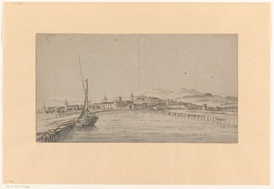 Ansicht einer Stadt im Tiber-Tal von Adriaen Honich