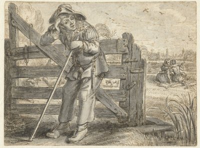 Die verrückte Liebe von Fat Leendert und Lijsje Teunis, mit Joncker Maerten von Adriaen Pietersz van de Venne