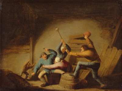 Schlägerei von Adriaen van Ostade