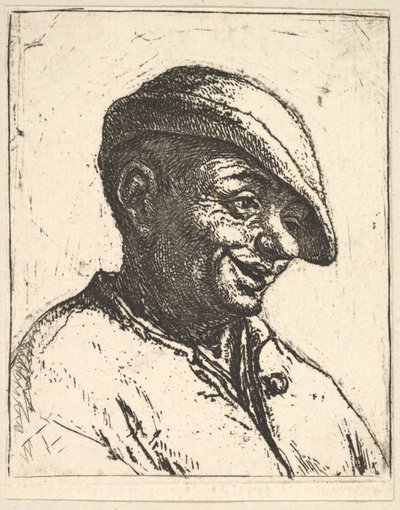Lachender Bauer von Adriaen van Ostade