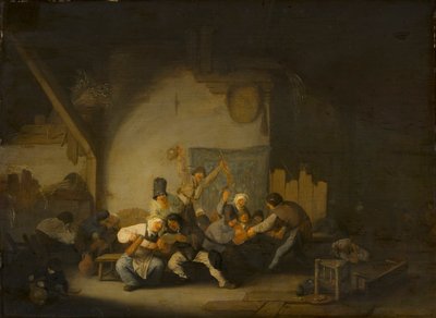 Bauern beim Feiern von Adriaen van Ostade