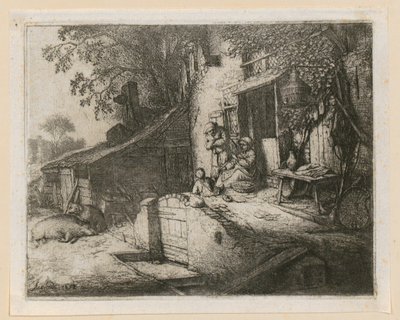 Spinnerin von Adriaen van Ostade