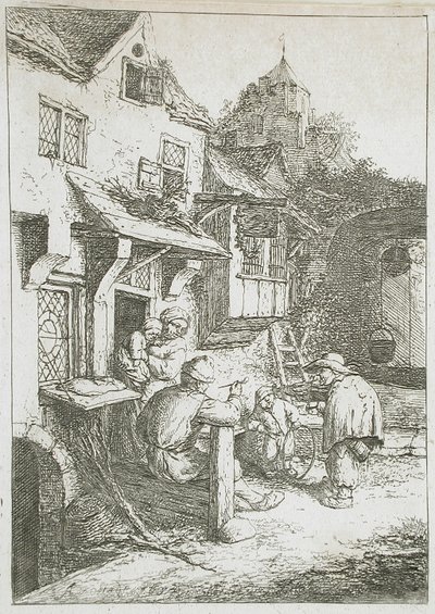 Der bucklige Geiger von Adriaen van Ostade