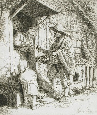 Der Brillenverkäufer von Adriaen van Ostade