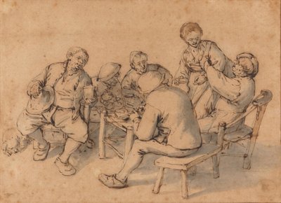 Fröhliche Gesellschaft von Adriaen van Ostade
