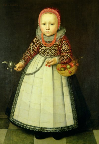 Porträt eines jungen Mädchens von Adriaen van der Linde