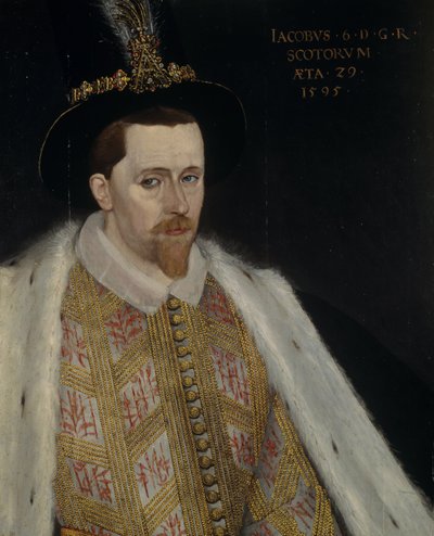 Jakob VI. und I., König von Schottland von Adrian Vanson