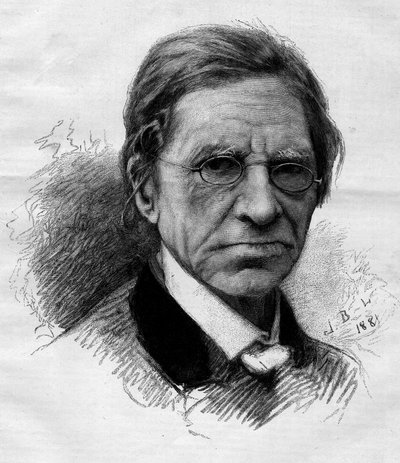 Porträt von Emile Littre (1801-1881), französischer Philologe, Arzt und Politiker. Gravur von Adrien Marie in „Die illustrierte Welt“ Nr. 1263 vom 11. Juni von Adrien Emmanuel Marie