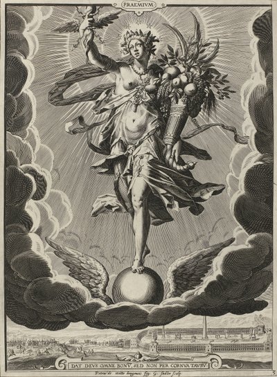 Belohnung (Eigenschaften für ein erfolgreiches Leben) von Egidius  Sadeler (II)