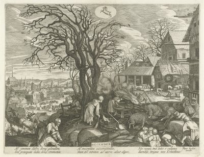 Dezember von Egidius  Sadeler (II)