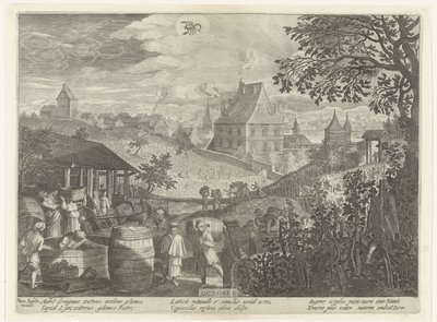 Oktober von Egidius  Sadeler (II)