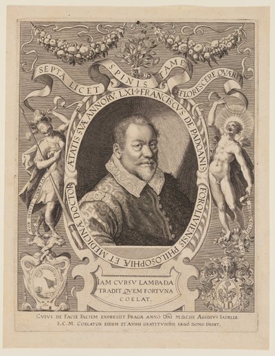 Franciscus de Padoanis Foroliviensis (Francesco da Forlì) von Aegidius Sadeler II
