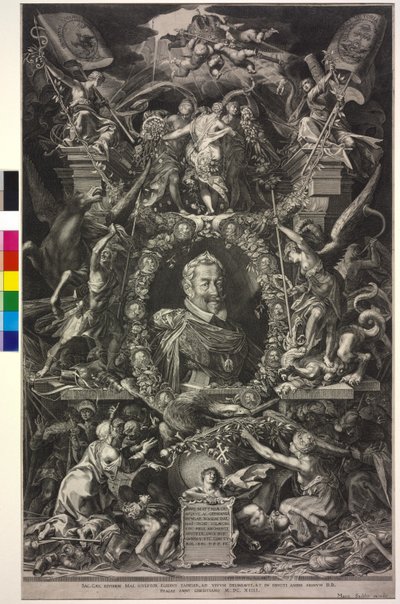 Heiliger Römischer Kaiser Matthias I von Aegidius Sadeler or Saedeler