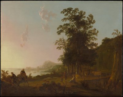 Landschaft mit der Flucht nach Ägypten von Aelbert Cuyp