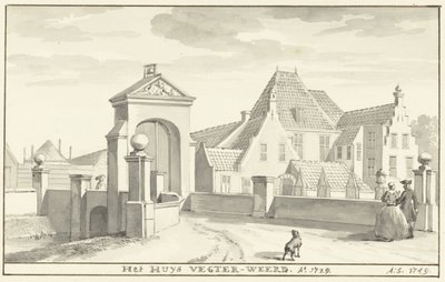 Das Landgut Vechterweerd bei Zwolle im Jahr 1729 von Aert Schouman