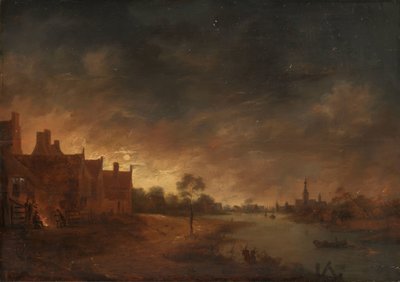 Flussansicht bei Mondlicht von Aert van der Neer (copy after)
