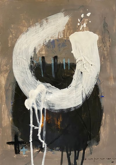 Ausdrucksstarke Weiße Striche von Afranio Raposo