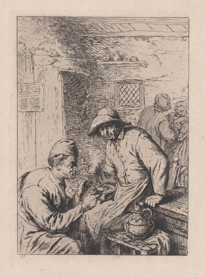 Die Raucher, nach Ostade von After Adriaen van Ostade.