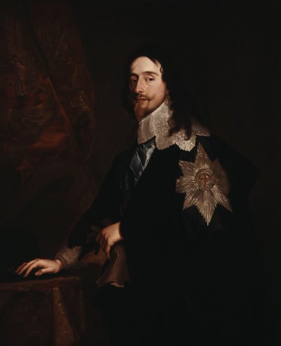 Porträt von König Karl I. (1600-1649) von after Anthony van Dyck