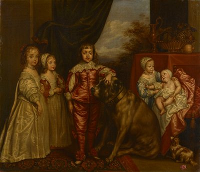 Die fünf ältesten Kinder von Charles I von after Anthony van Dyck