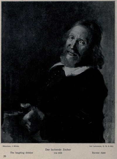 Lachender Trinker von After Frans Hals