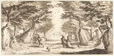 Landschaft von After Jacques Callot