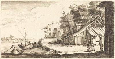 Flussufer von After Jacques Callot