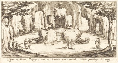 Untertitel für "Verschiedene Landschaften" von After Jacques Callot