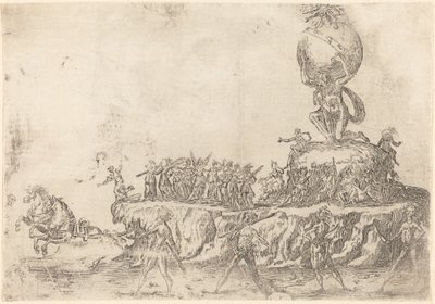 Der Floß der Sonne von After Jacques Callot