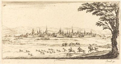 Ansicht von Nancy von After Jacques Callot