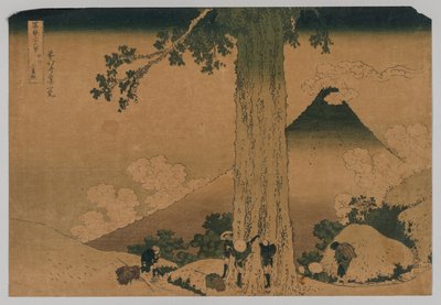 Fuji vom Pass von Mishima, Provinz Koshu von After Katsushika Hokusai