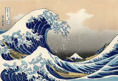 Die große Welle vor Kanagawa von After Katsushika Hokusai