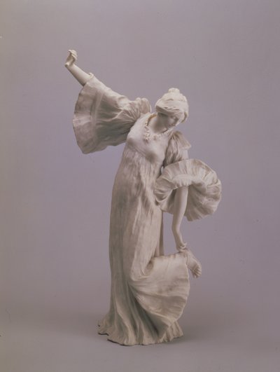 Tänzerin, von einem Tischmittelstück, Sevres, 1900 von Agathon Leonard