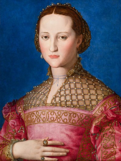 Porträt von Eleonora von Toledo, ca. 1543 von Agnolo Bronzino