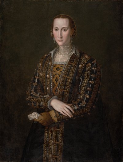 Eleonora di Toledo (1522-1562), ca. 1560 von Agnolo Bronzino
