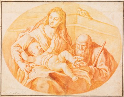 Die Heilige Familie von Agostino Carracci