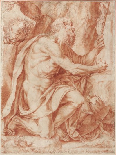 Heiliger Hieronymus von Agostino Carracci