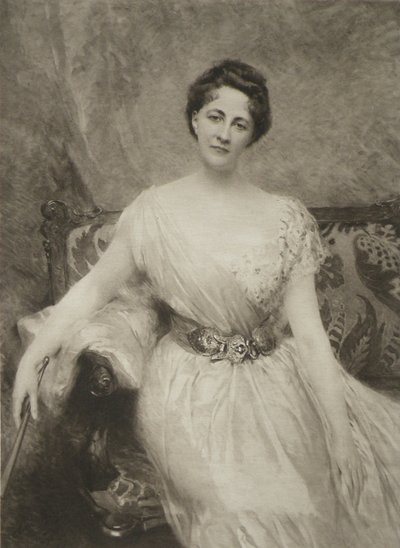 Moreau-vauthier 1906 Tafel 32 aime morot madame archdeacon boisseaux 1895 von Aimé Nicolas Morot
