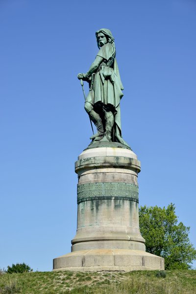 Kolossale Statue von Vercingetorix, gallischer Anführer von Aime Millet