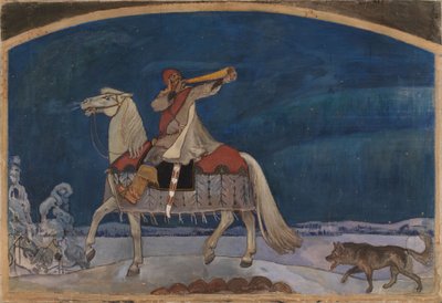 Kullervo zieht in die Schlacht von Akseli Gallen-Kallela