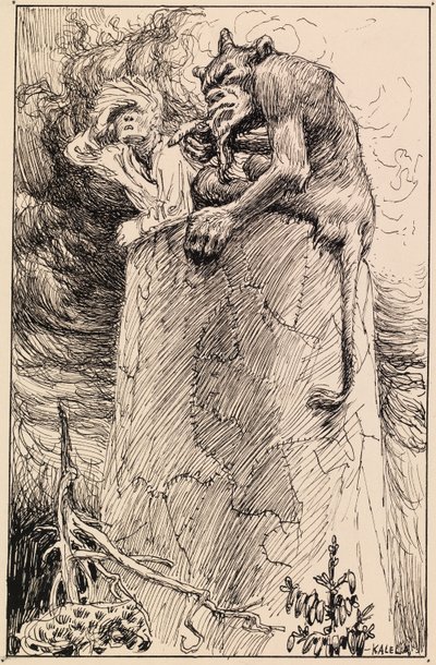 Der Stiefellederturm von Akseli Gallen-Kallela